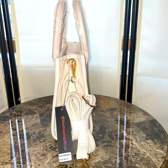 White Multi Crossbody/Tote NWT Ready to Ship - Picture 4 of 7